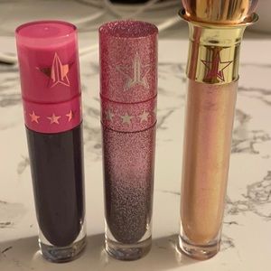 Jeffrey Starr “Medusa” liquid lipstick (middle)